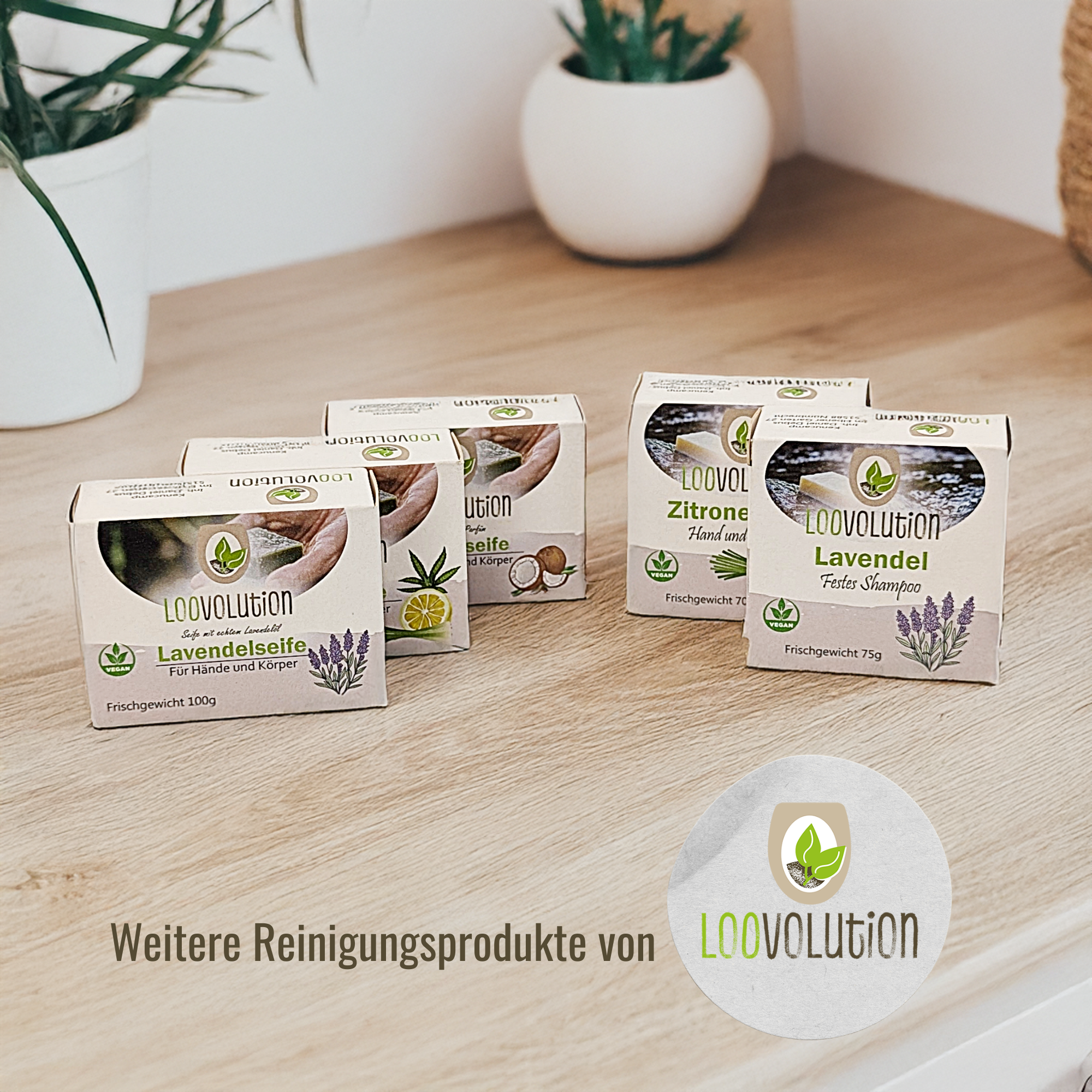 Loovolution - Lavendel Seife mit echtem Lavendelöl