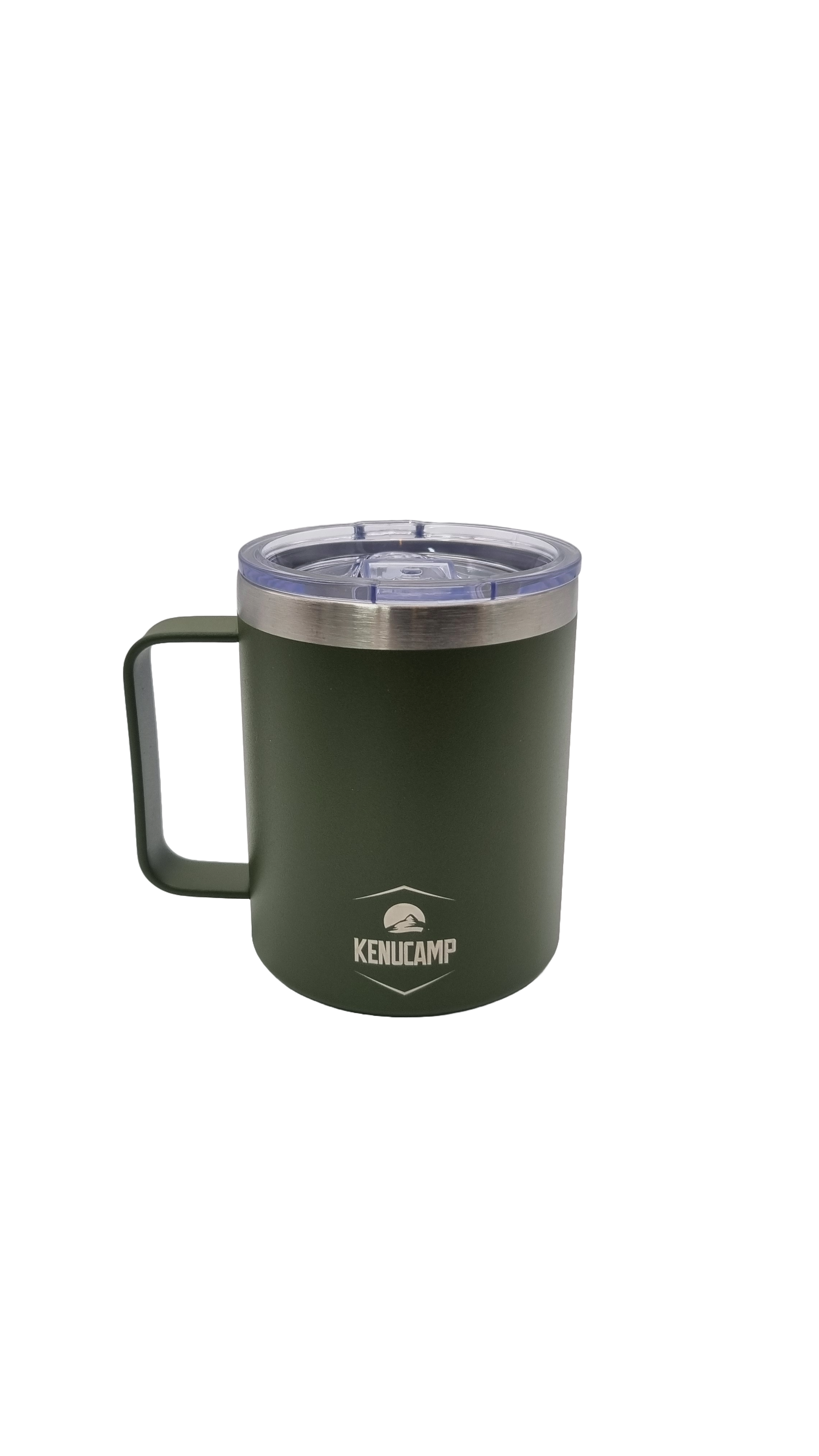 Kenucamp - Edelstahl Tasse mit Deckel, Isolierend (2te Wahl)- 350 ml