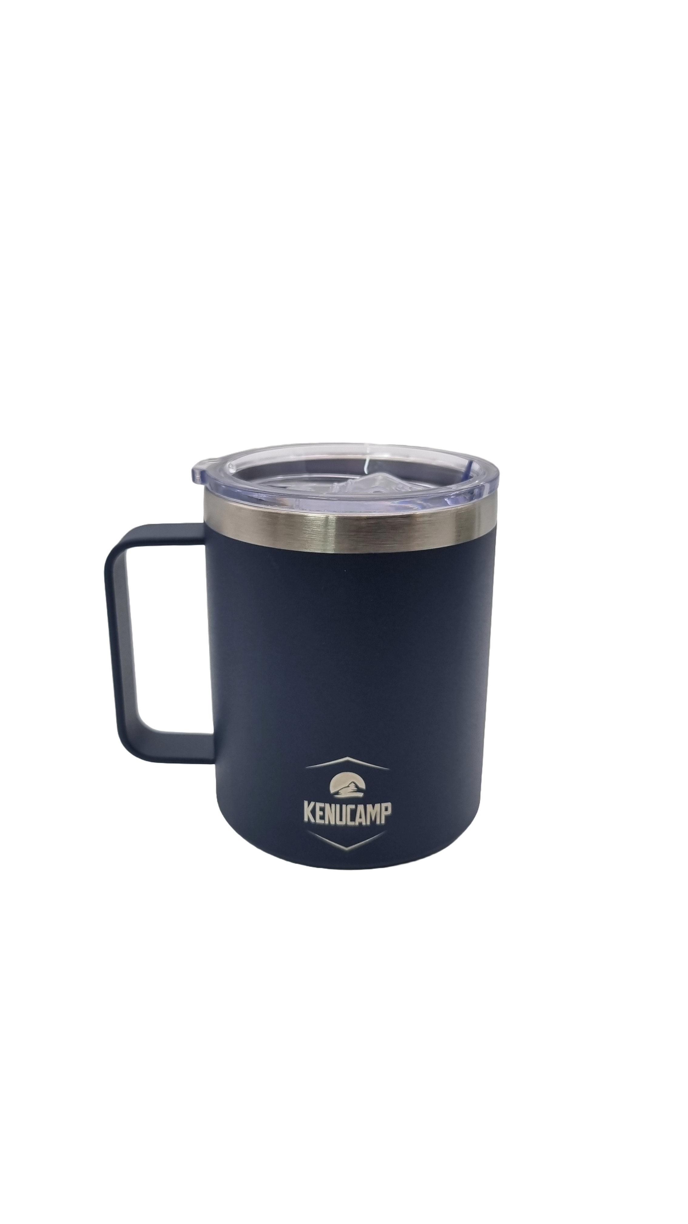 Kenucamp - Edelstahl Tasse mit Deckel, Isolierend (2te Wahl)- 350 ml