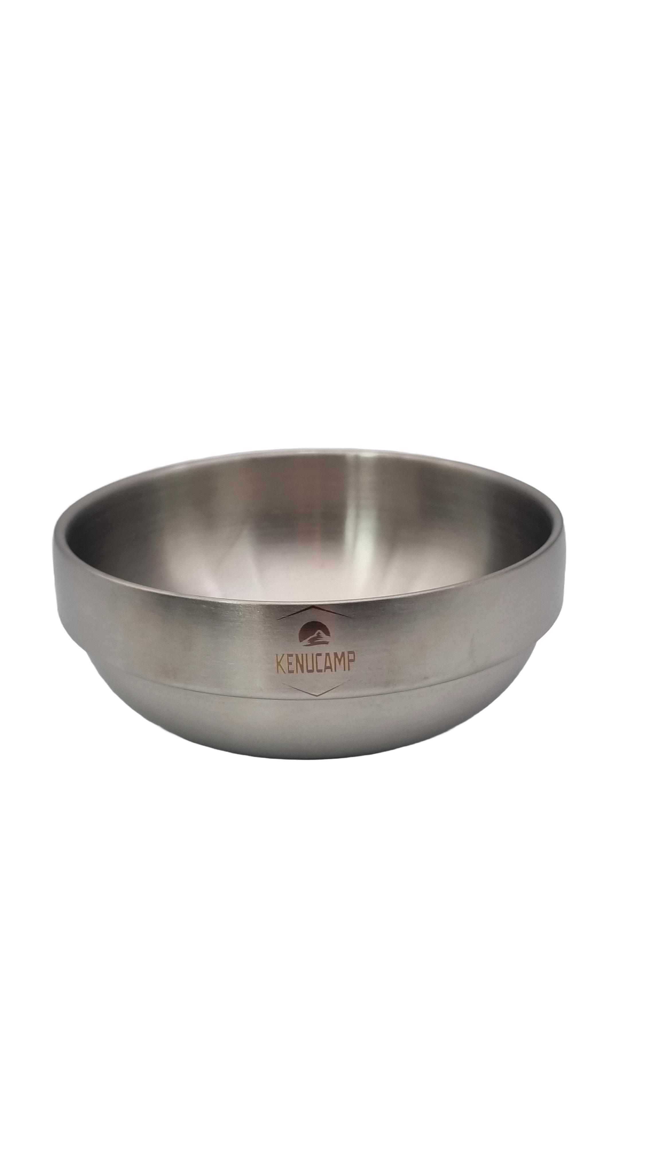 Kenucamp - Doppelwandige Edelstahl-Schüssel – 13,5 cm für Camper und Outdoor