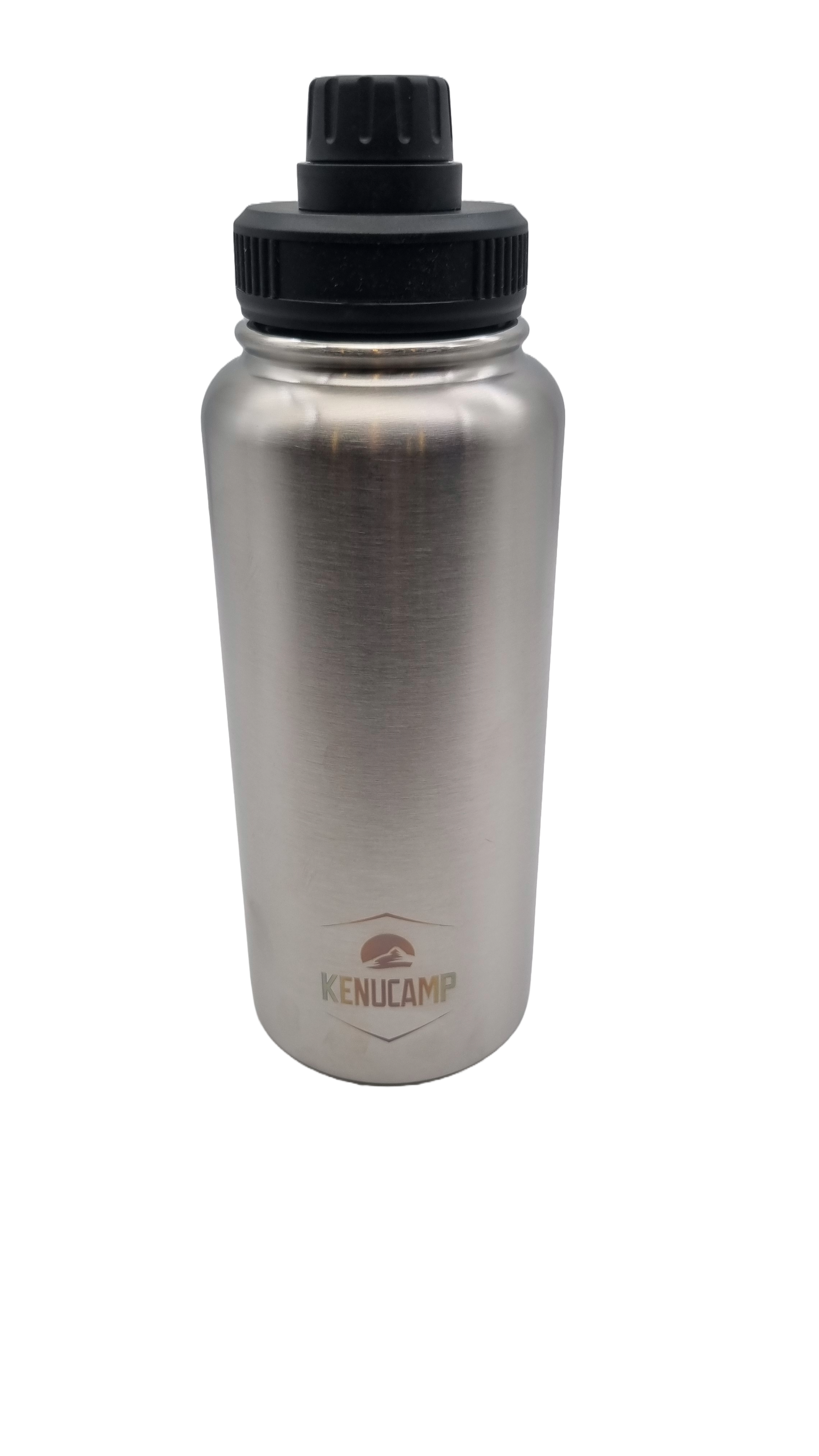 Kenucamp - Edelstahl-Trinkflasche, isolierend (2te Wahl) - 1000 ml