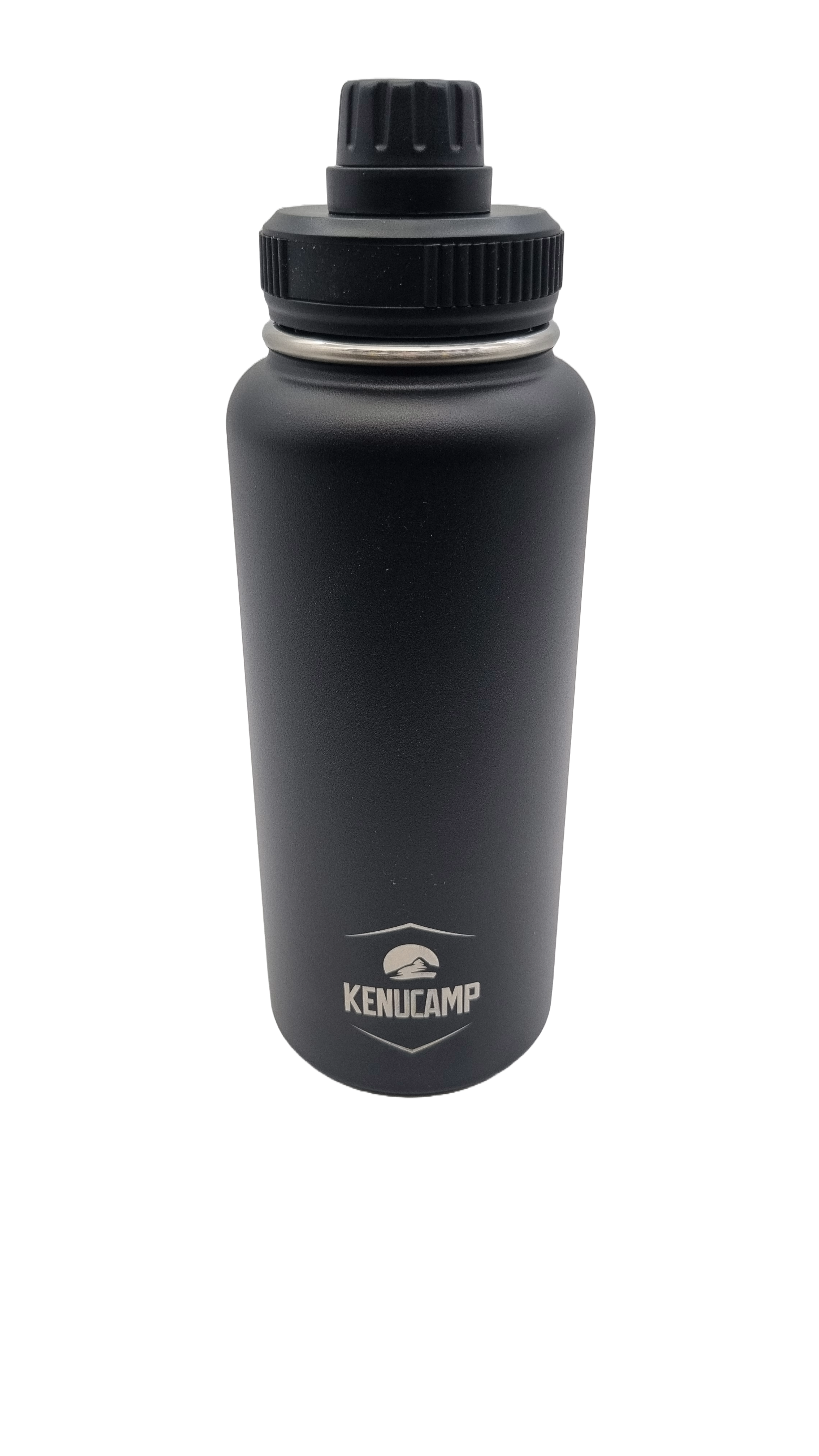 Kenucamp - Edelstahl-Trinkflasche, isolierend (2te Wahl) - 1000 ml