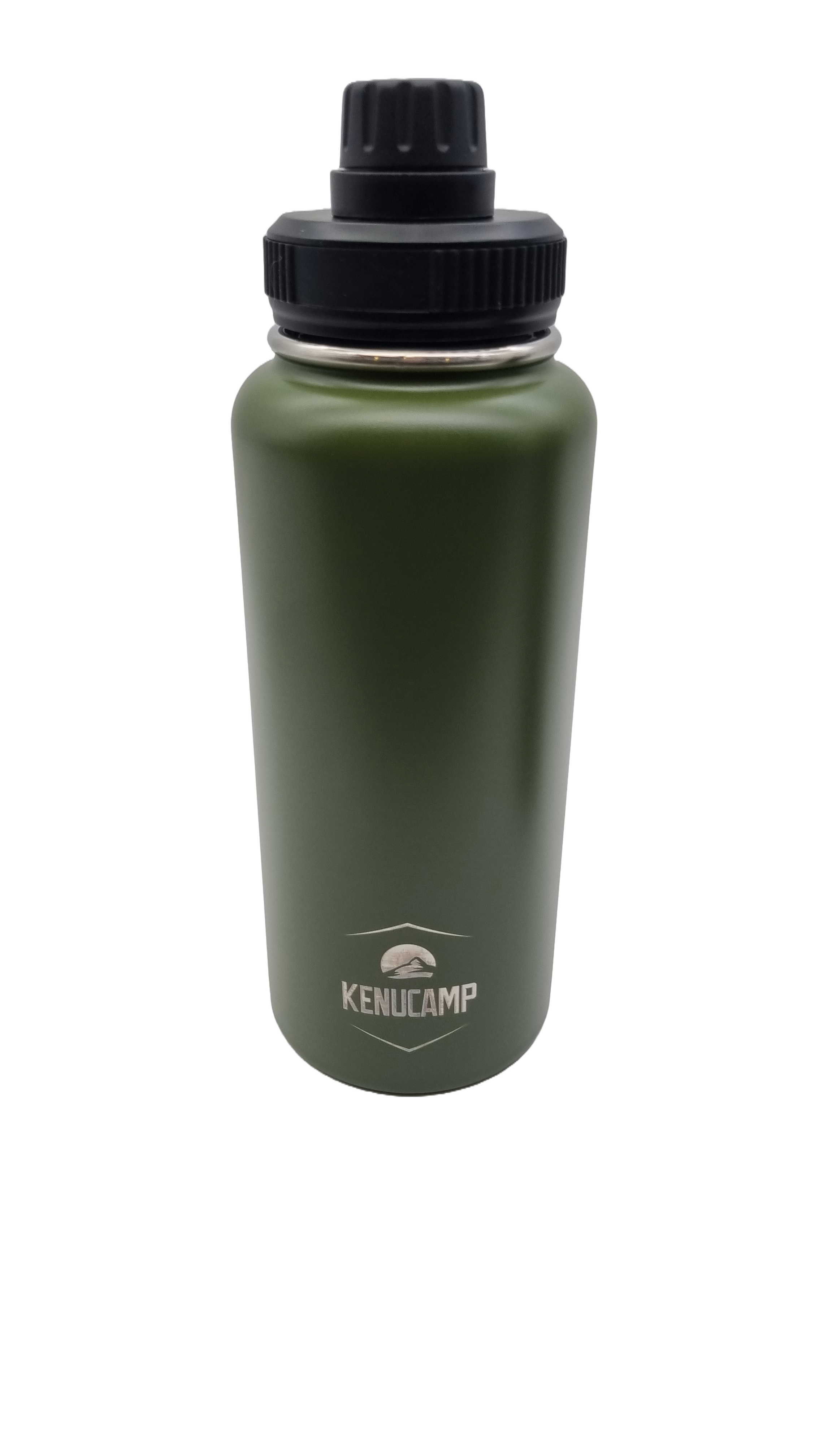 Kenucamp - Edelstahl-Trinkflasche, isolierend (2te Wahl) - 1000 ml