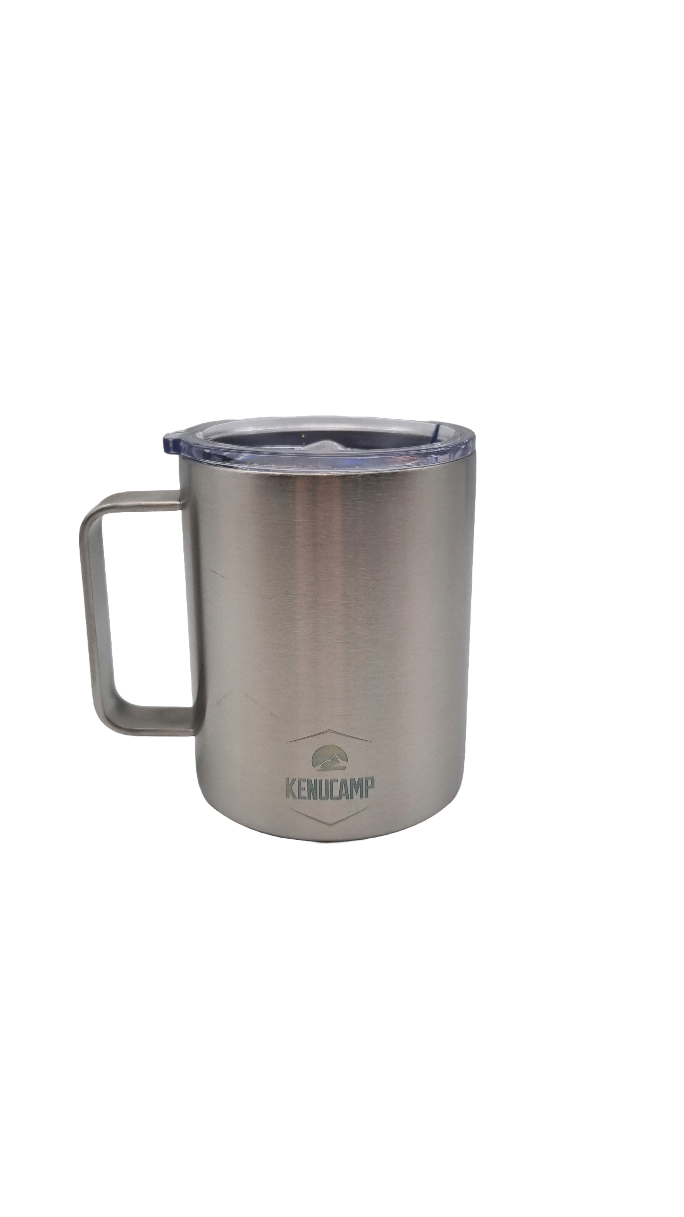 Kenucamp - Edelstahl Tasse mit Deckel, Isolierend (2te Wahl)- 350 ml