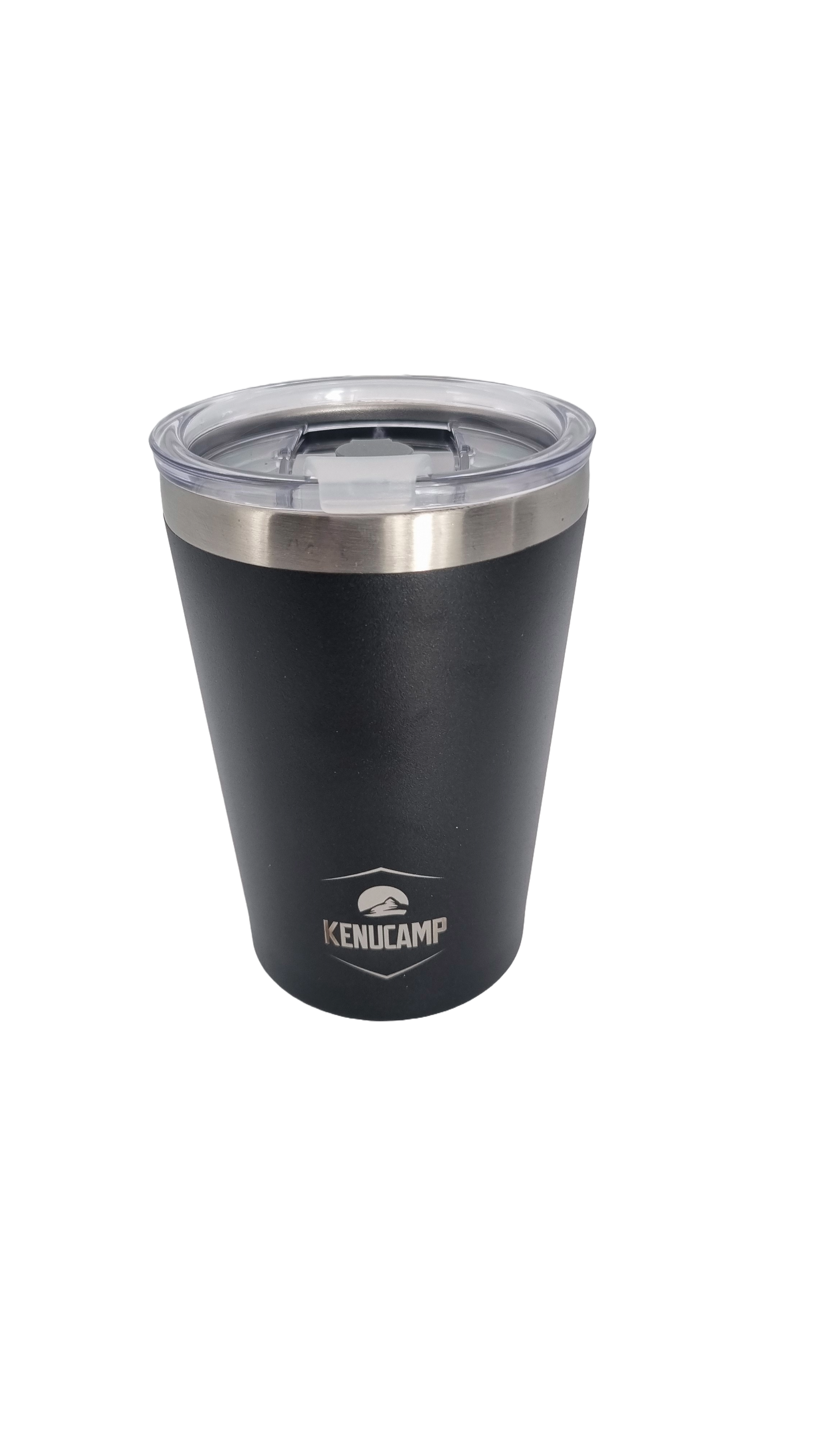 Kenucamp - Edelstahl-Kaffeebecher mit Deckel, Isolierend – 350 ml