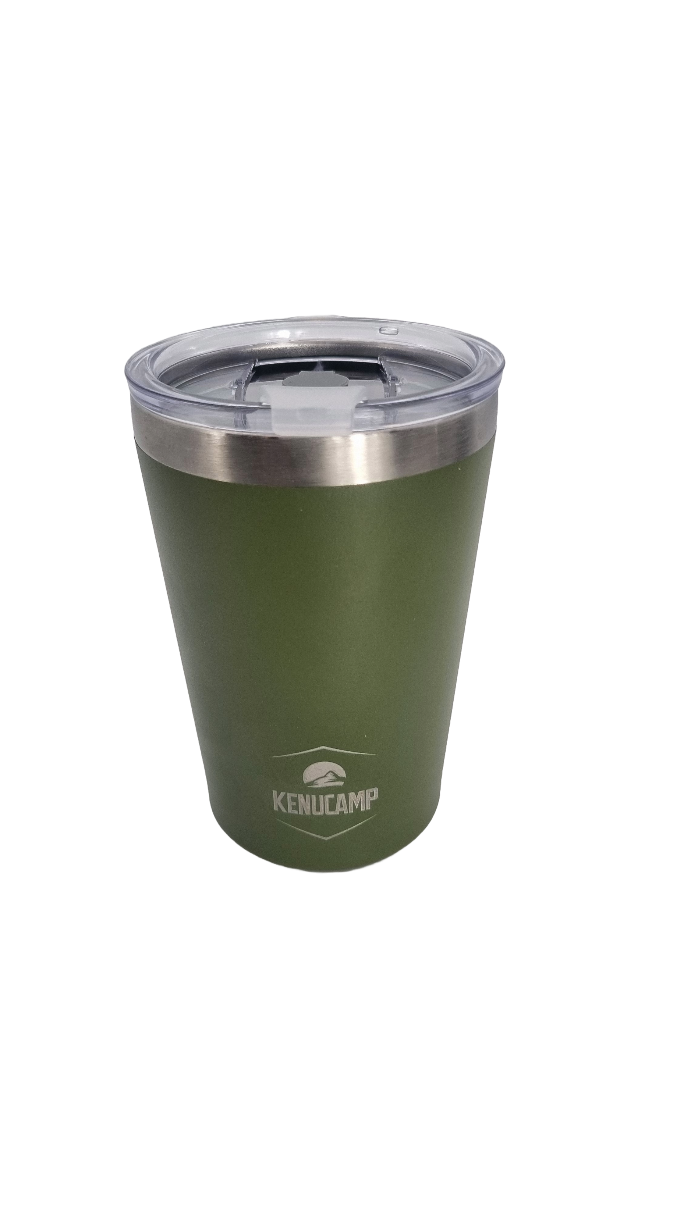 Kenucamp - Edelstahl-Kaffeebecher mit Deckel, Isolierend – 350 ml
