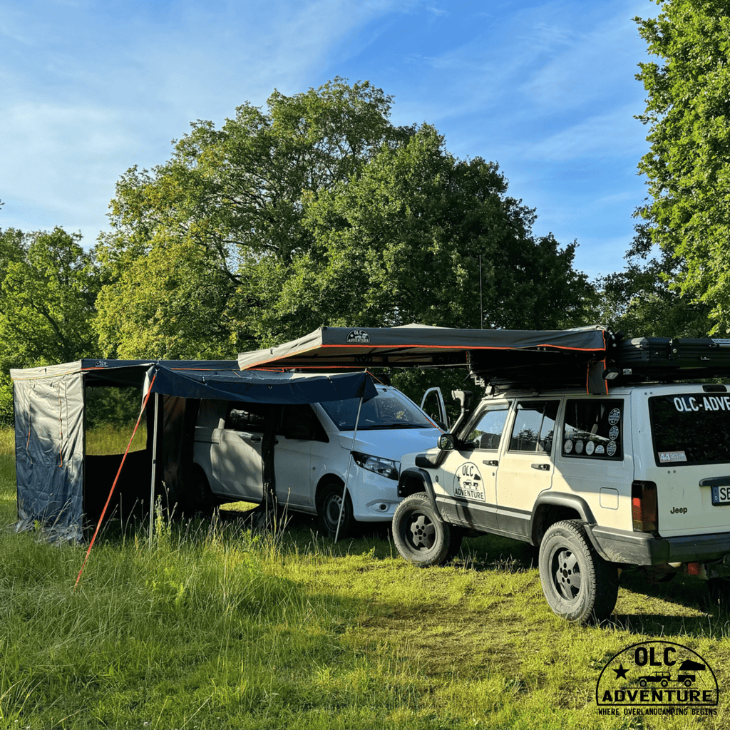 OLC Adventure - „Volksmarkise“ Seitenmarkise freitragend 2 m oder 2,5 m