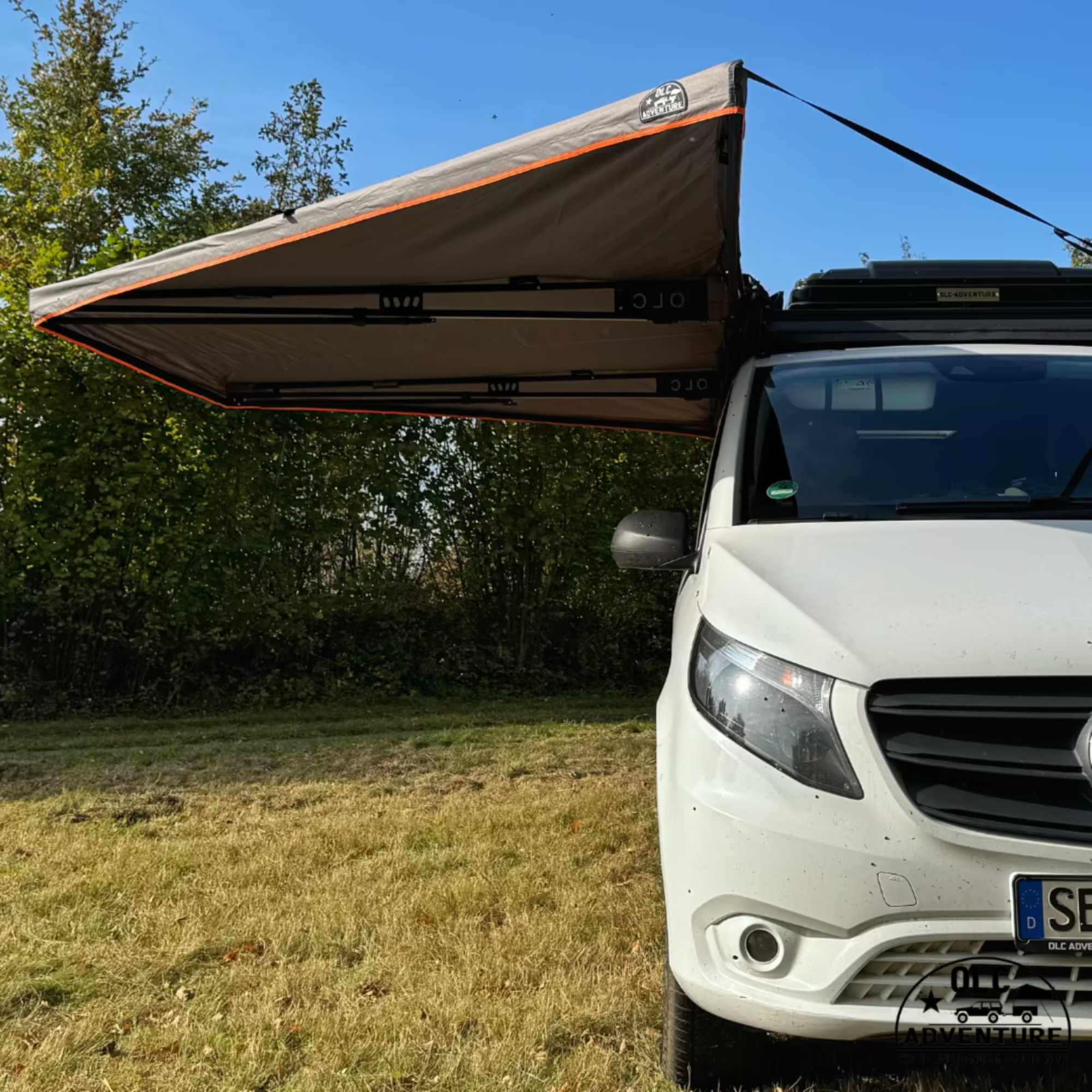 OLC Adventure - 180° freitragende Markise 2,1 m oder 2,5 m