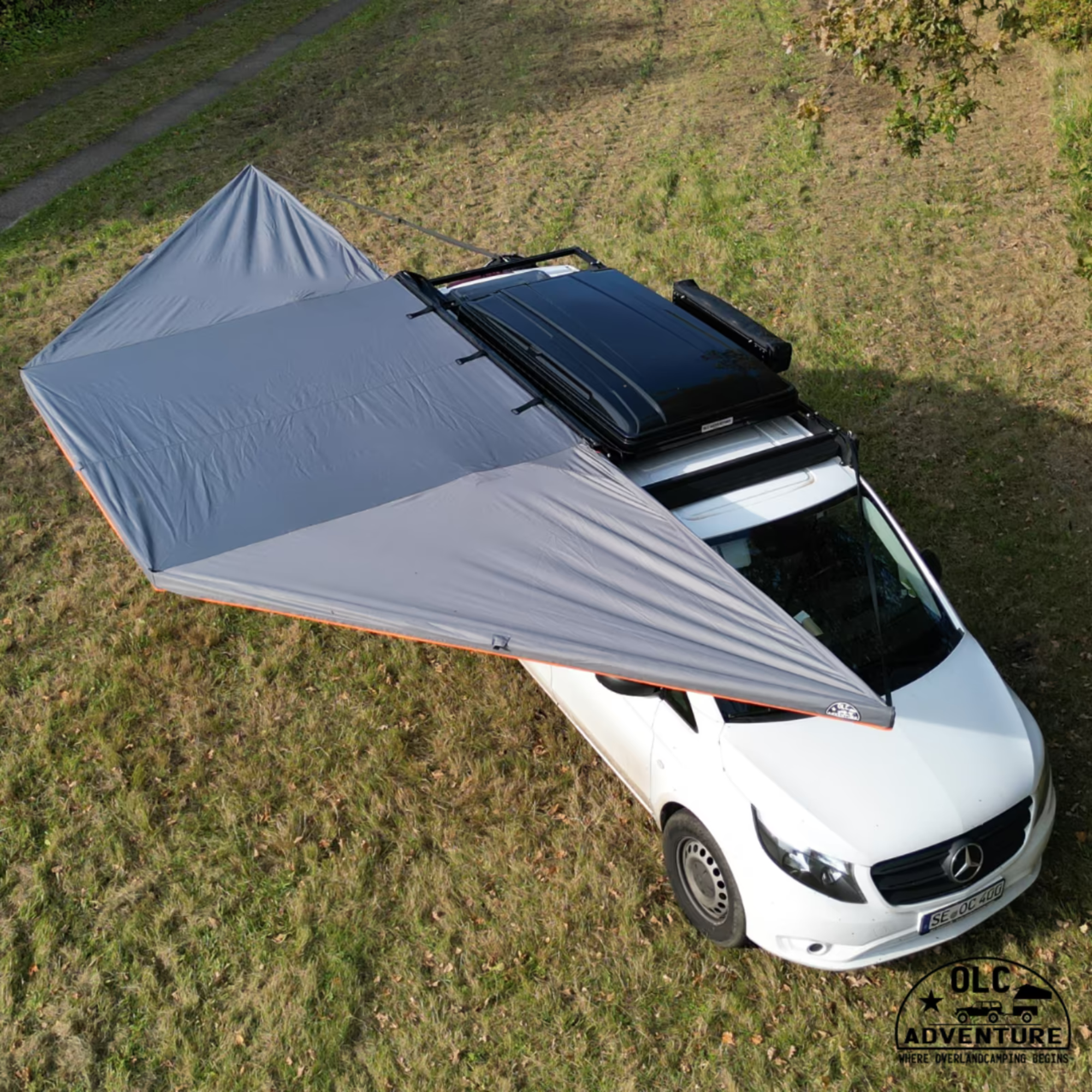 OLC Adventure - 180° freitragende Markise 2,1 m oder 2,5 m