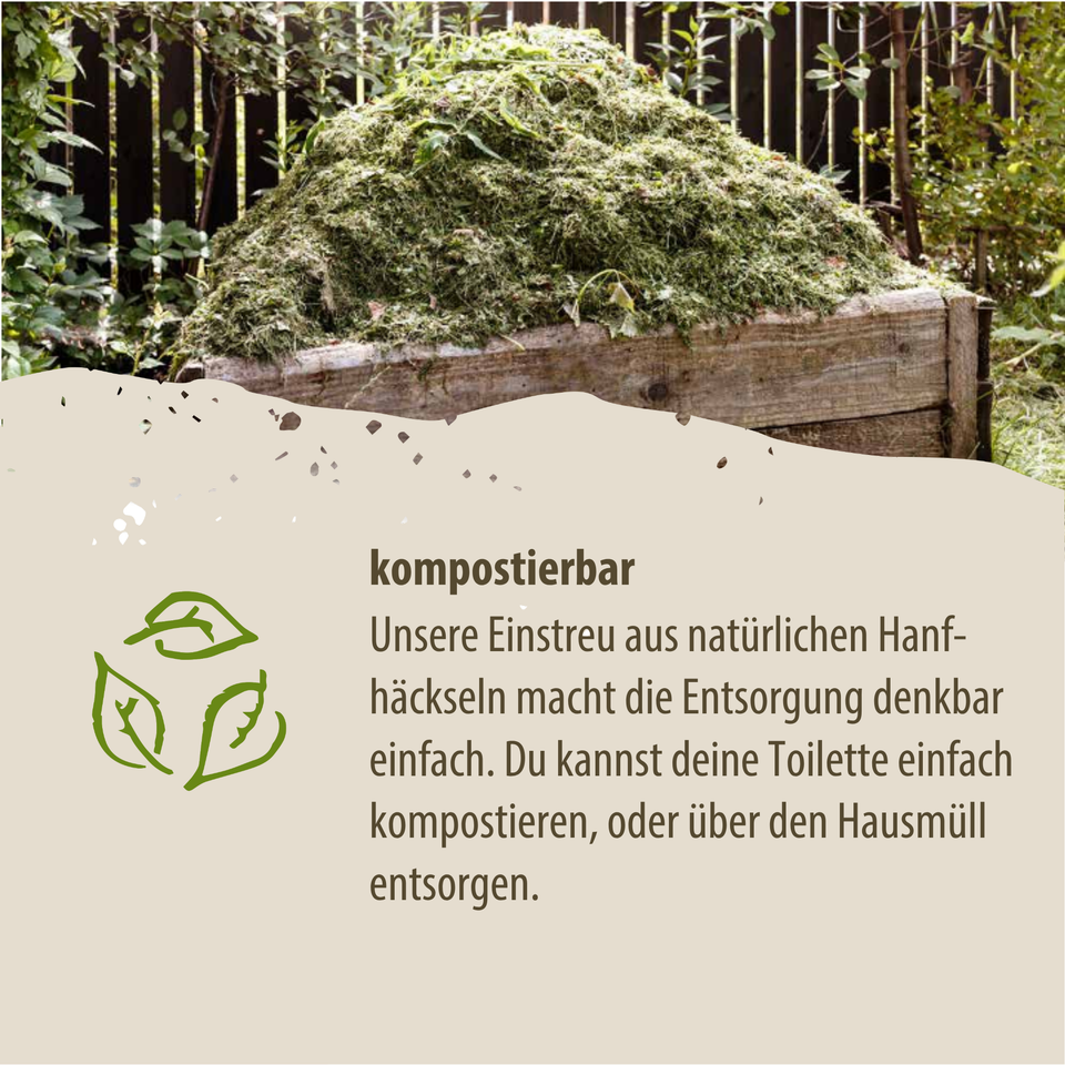 Loovolution - Einstreu für Trockentrenntoiletten mit Lavendelduft – 14 kg
