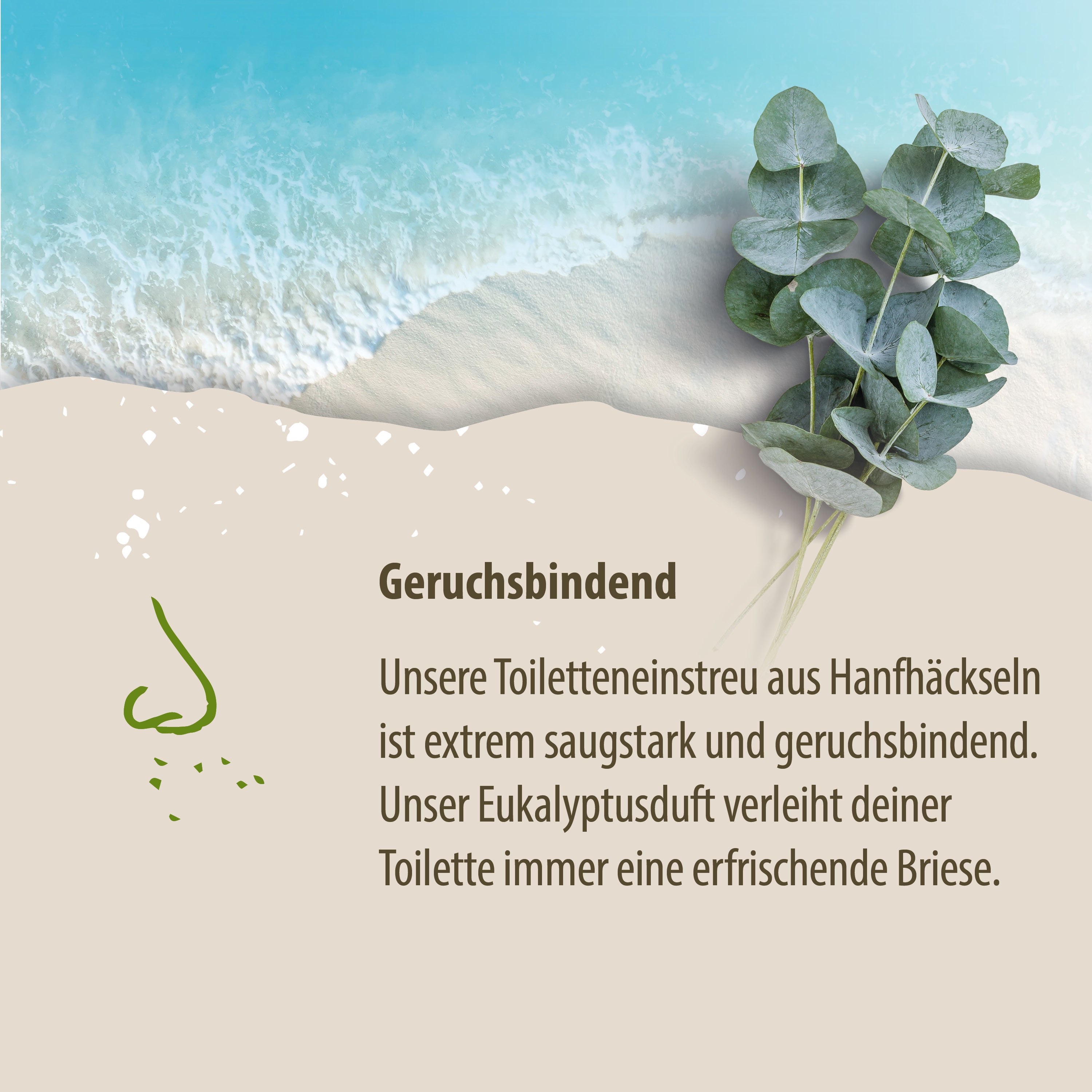 Loovolution - Einstreu für Trockentrenntoiletten mit Eukalyptusduft – 14 kg