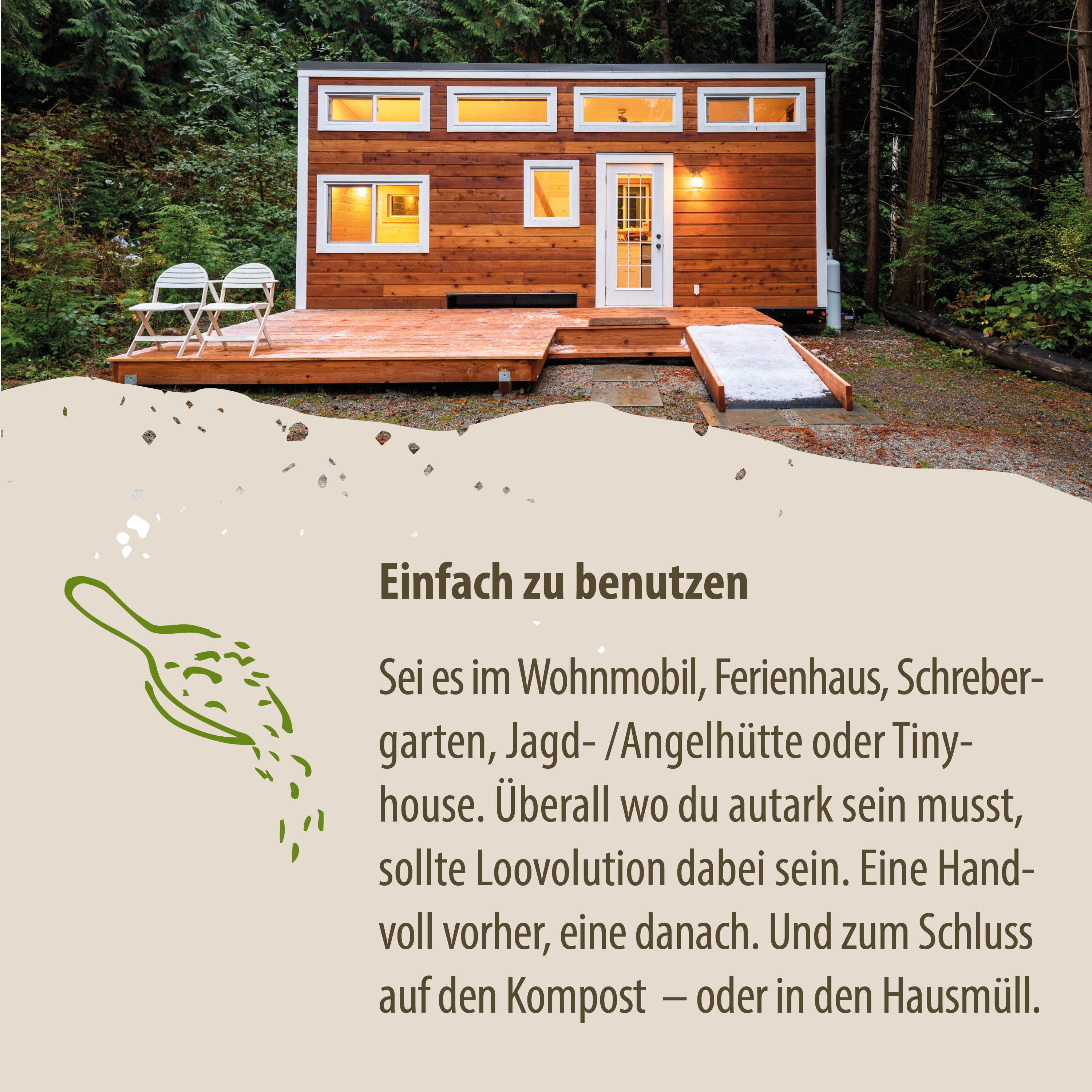 Loovolution - Einstreu für Trockentrenntoiletten mit Eukalyptusduft – 3 kg