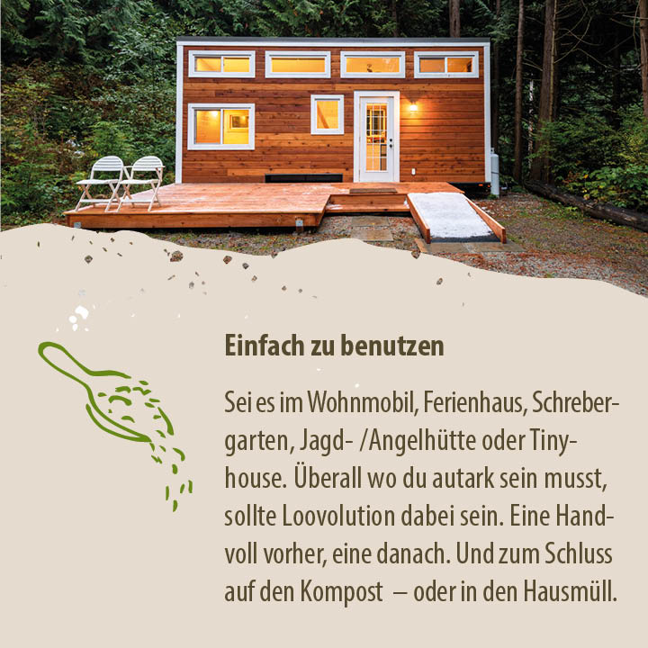 Loovolution - Einstreu für Trockentrenntoiletten mit Eukalyptusduft – 400 g