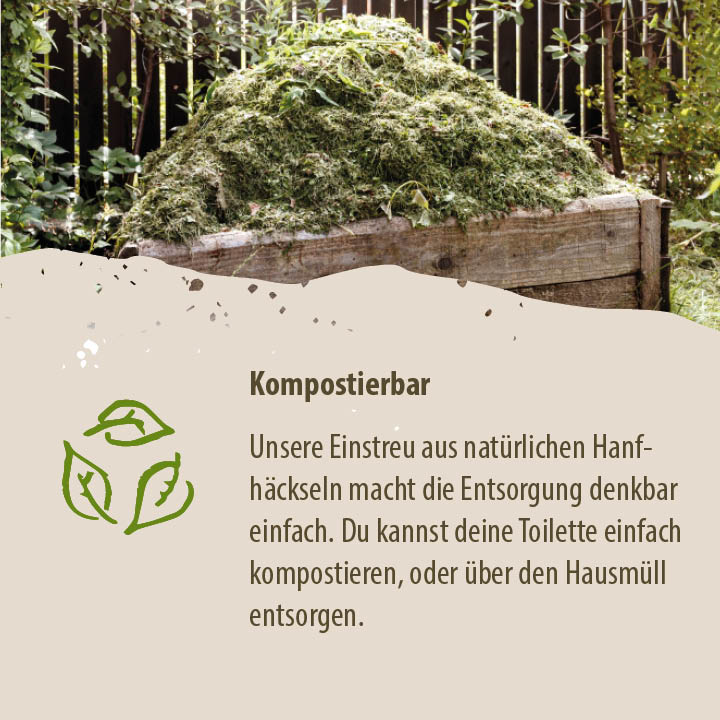 Loovolution - Einstreu für Trockentrenntoiletten natur – 400 g