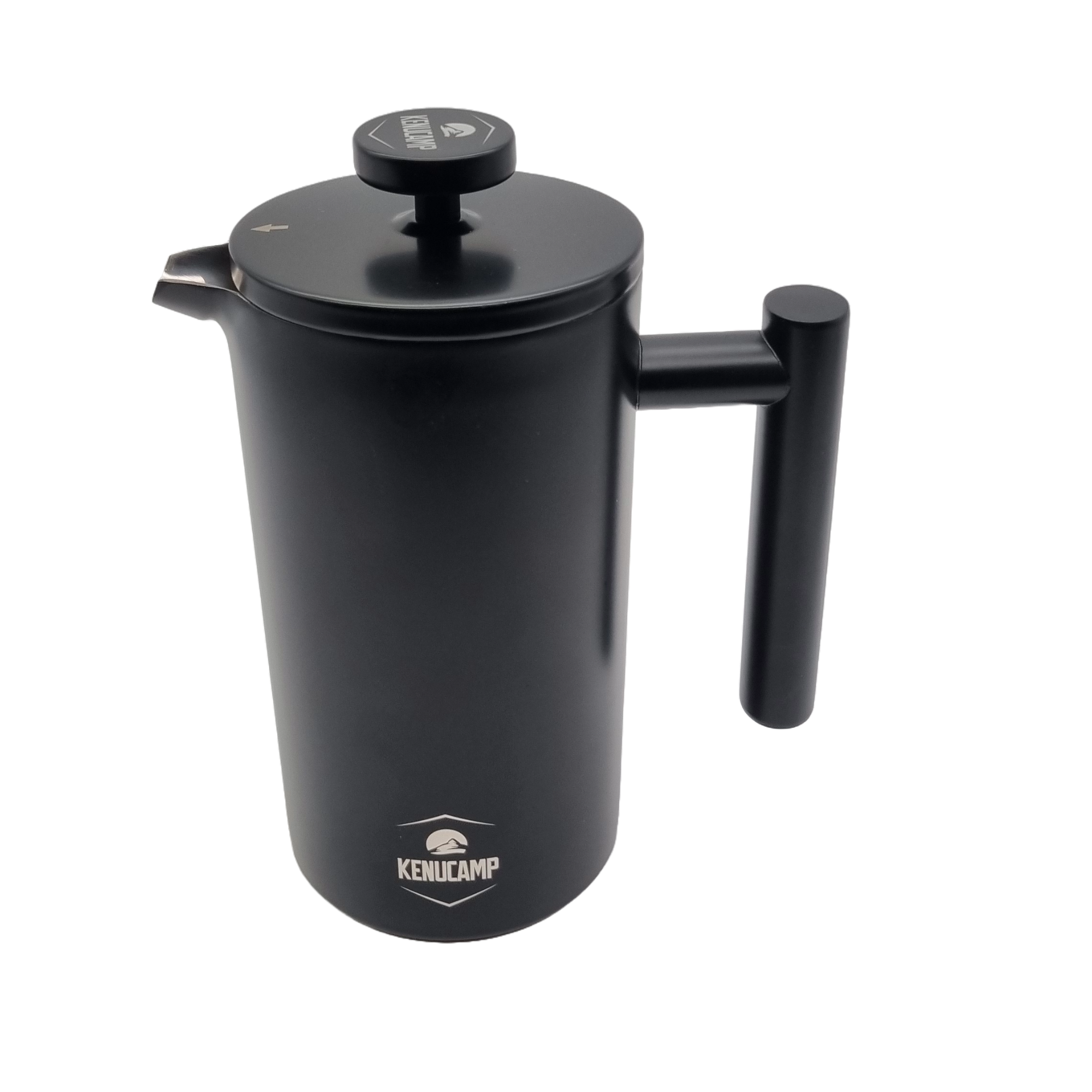 Kenucamp - French Press aus Edelstahl, Isolierend (2te Wahl) - 800 ml