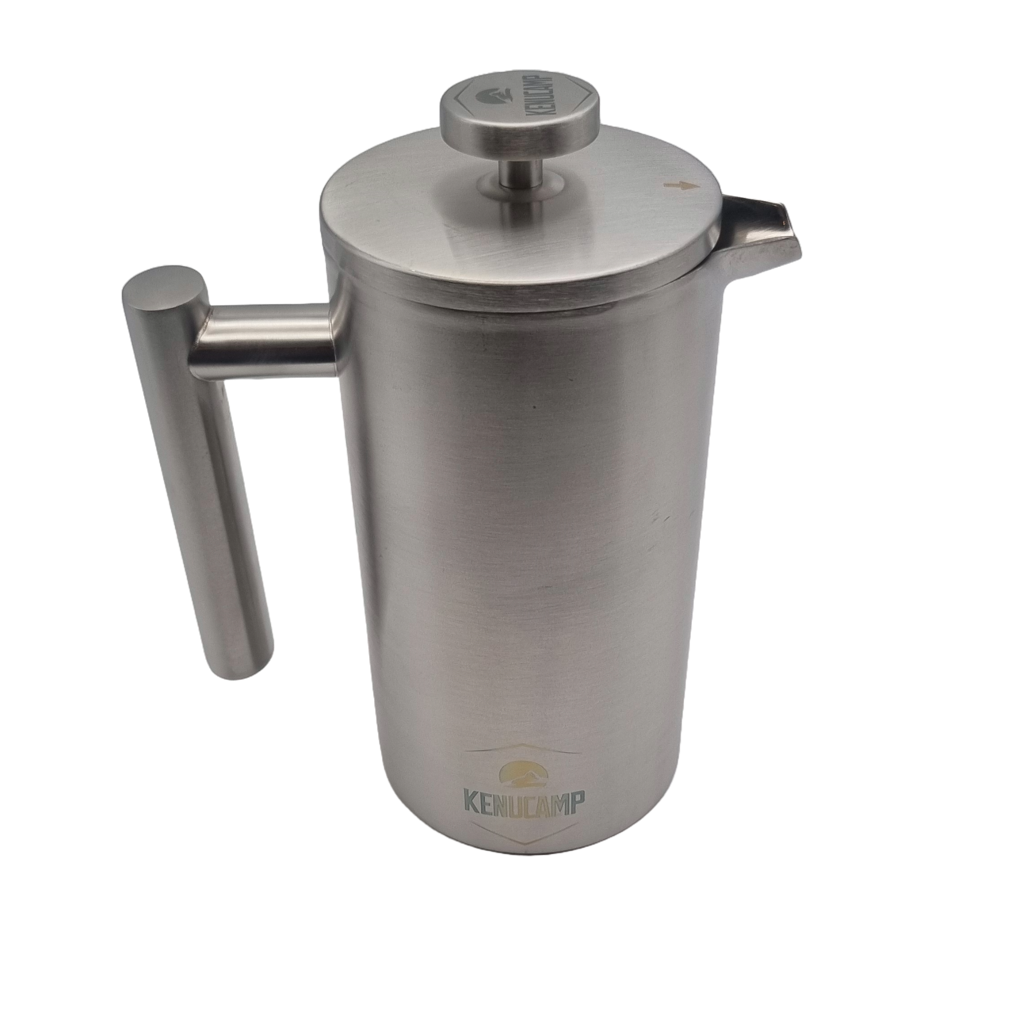 Kenucamp - French Press aus Edelstahl, Isolierend (2te Wahl) - 800 ml