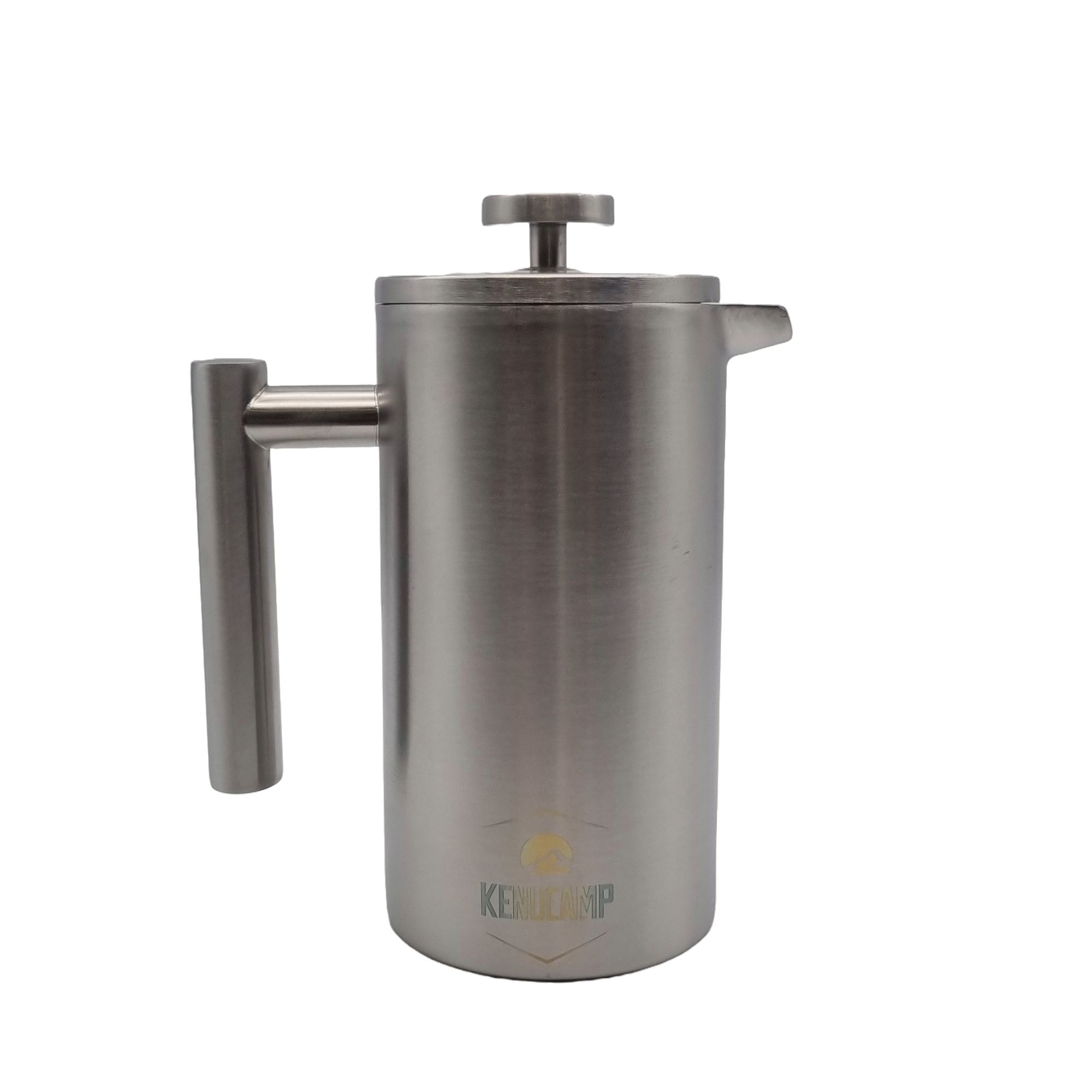 Kenucamp - French Press aus Edelstahl, Isolierend (2te Wahl) - 800 ml
