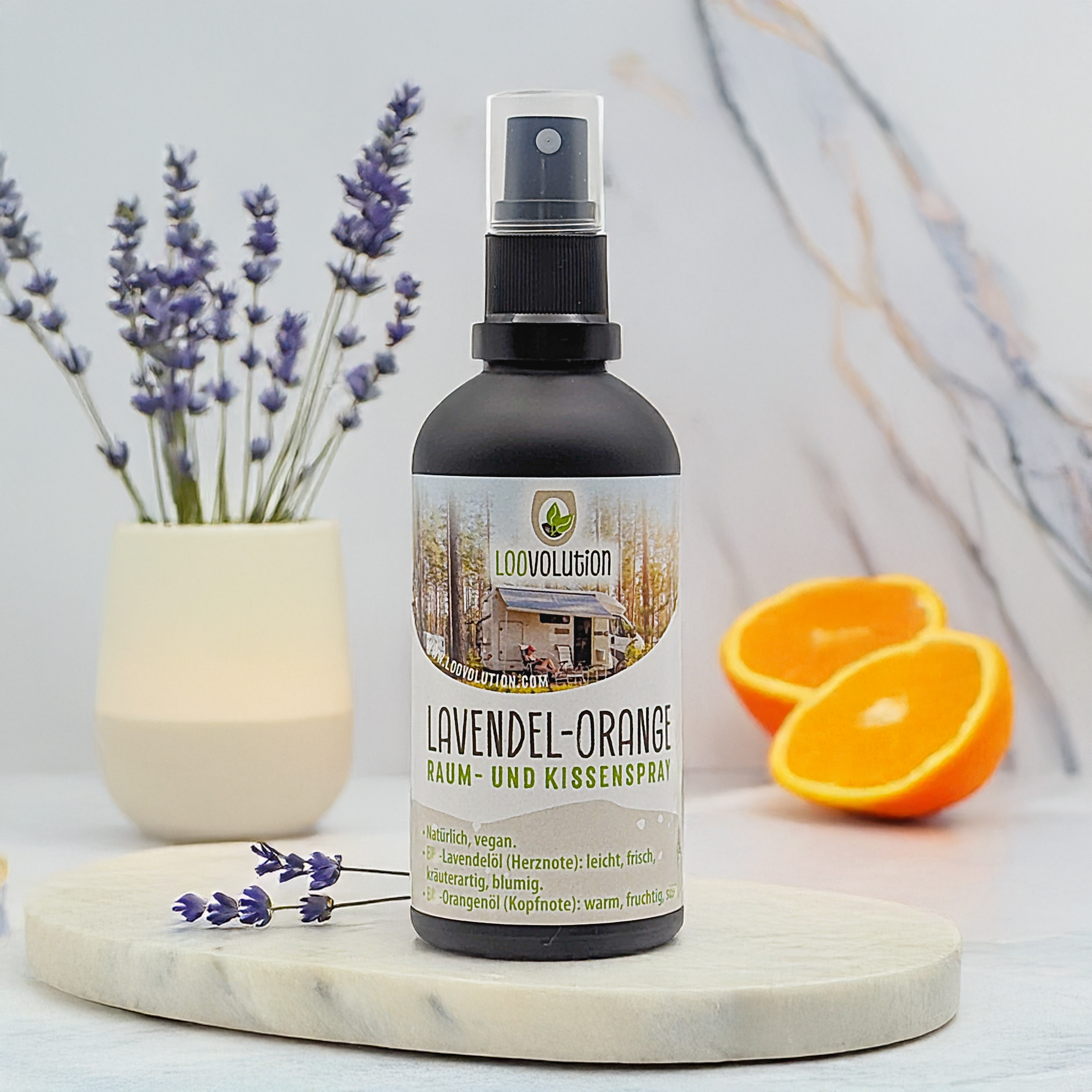 Loovolution - Raum- und Kissenspray "Lavendel - Orange"