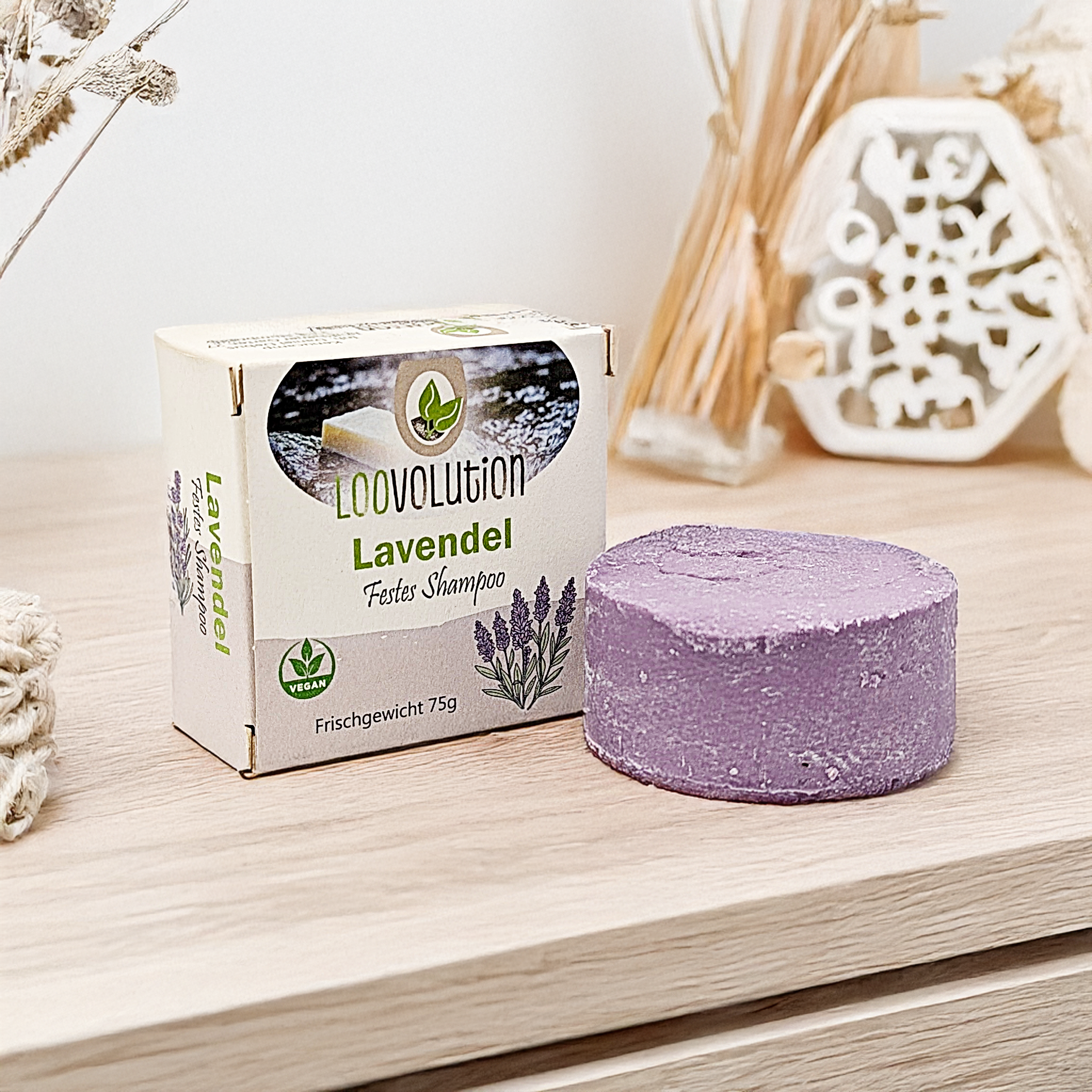 Loovolution - Festes Shampoo Lavendel