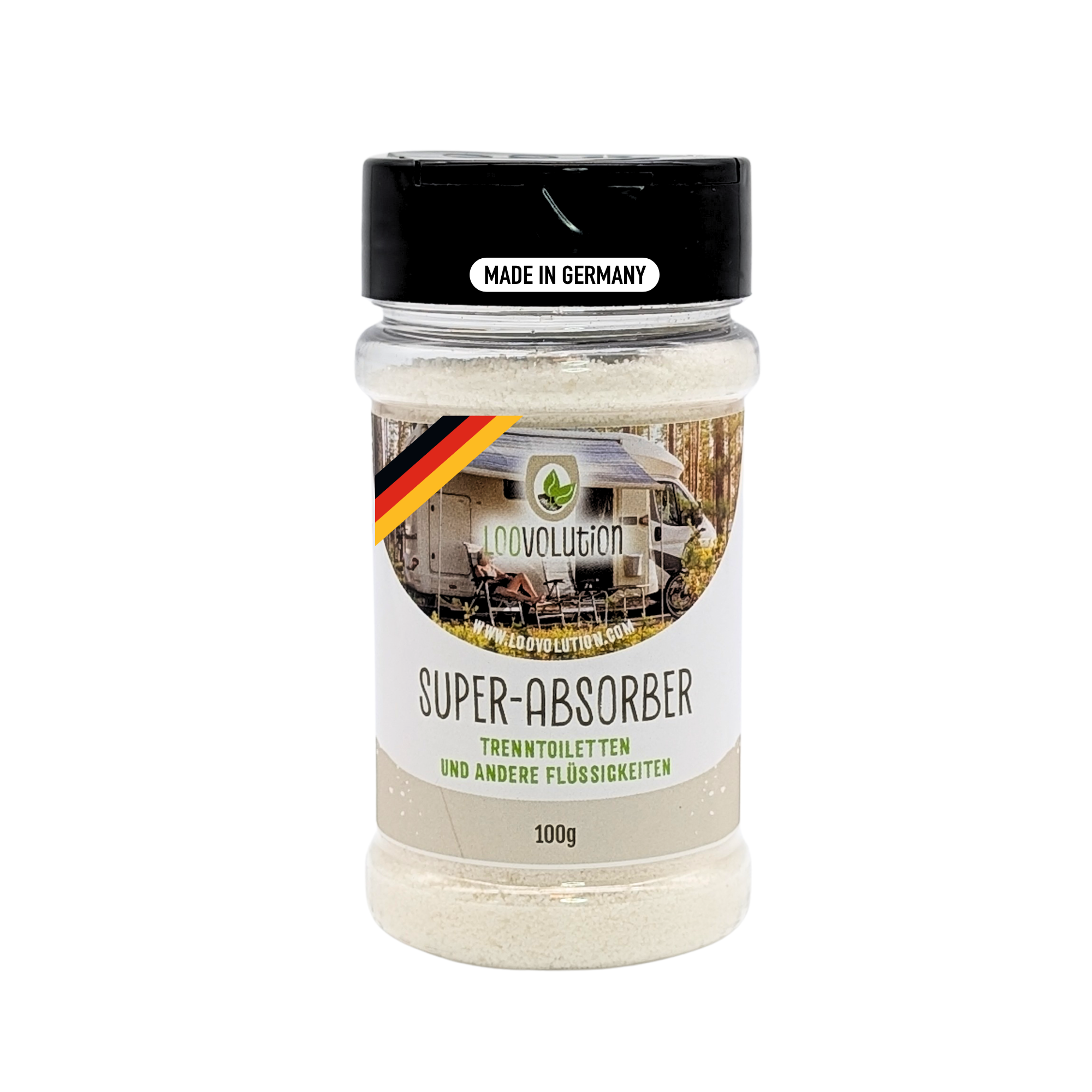 Loovolution® - Superabsorber Granulat zum aufsaugen jeglicher Flüssigkeiten