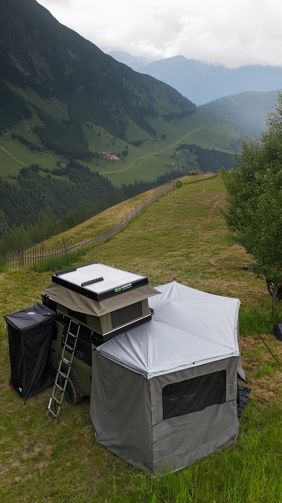 Quick Pitch - Seitenwand-Set 270° Markise