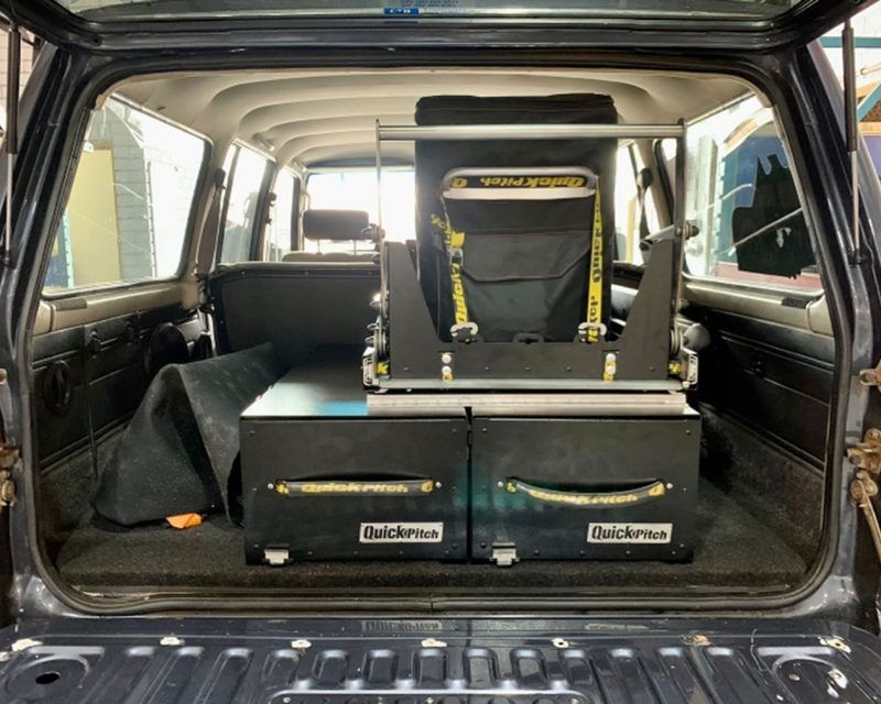 Quick Pitch - Drop Down Kühlbox Auszug