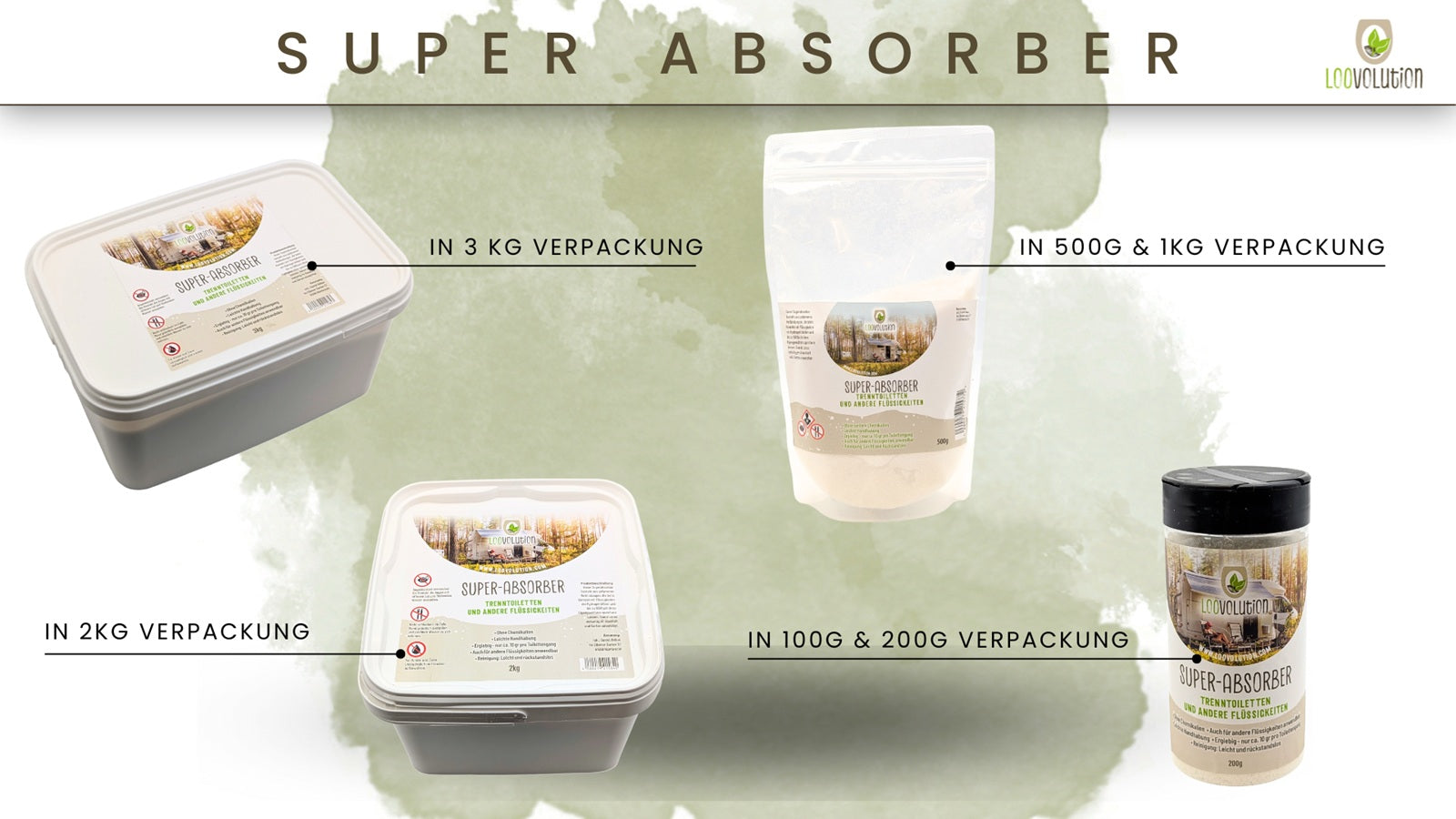 Video laden: Wir schütten eine kleine Menge unseres Superabsorbers in ein Glasgefäß und sehen das es in wenigen Sekunden in ein Hydro-Gel verwandelt.