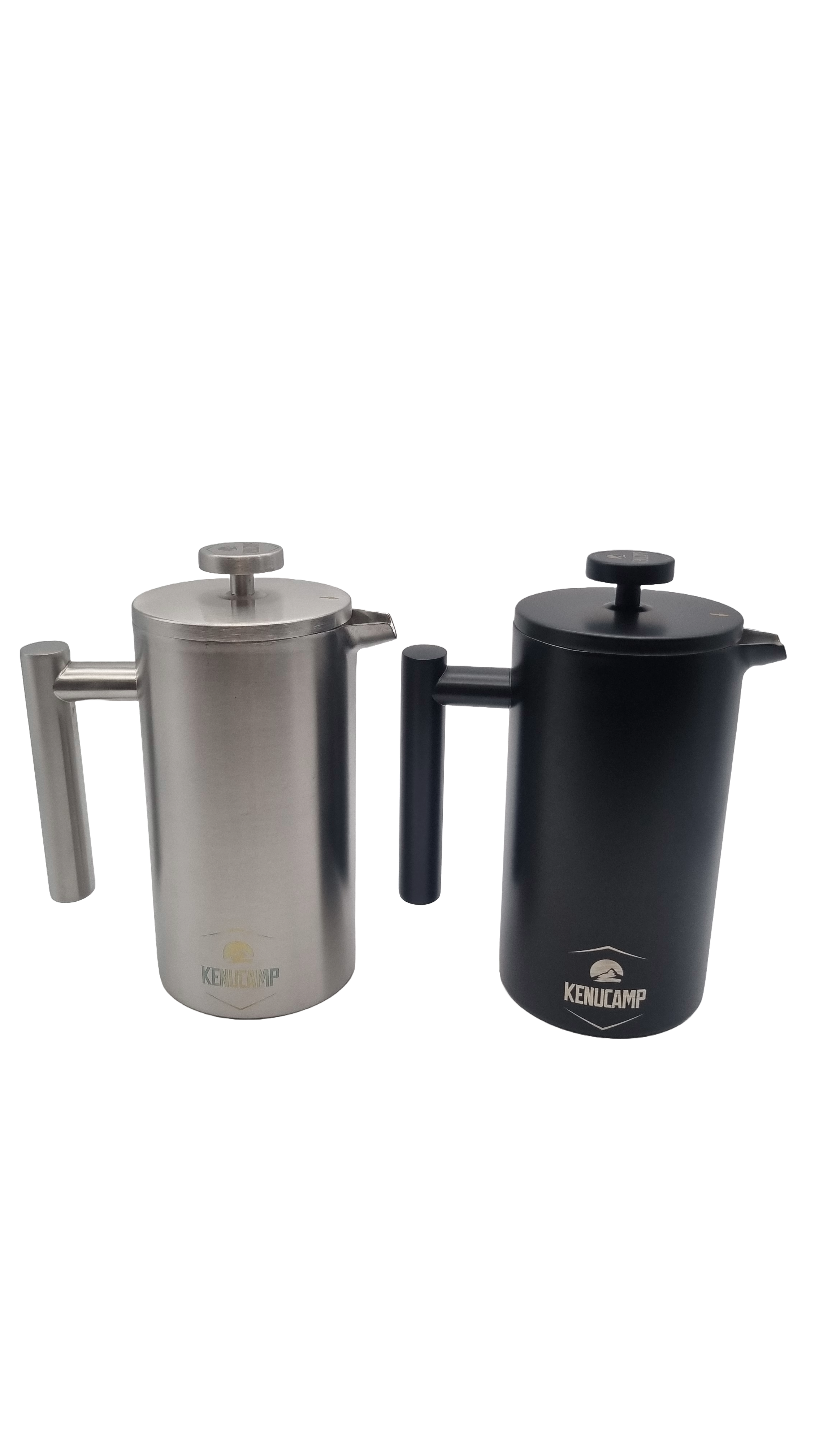 Kenucamp - French Press aus Edelstahl, Isolierend  - 800 ml