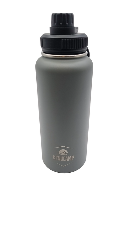 Kenucamp - Edelstahl-Trinkflasche, isolierend - 1000 ml