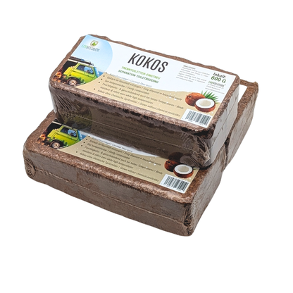 Loovolution - Kokosziegel 600g stark saugendes Einstreu für Trenntoiletten, platzsparend, natürlich & ergiebig
