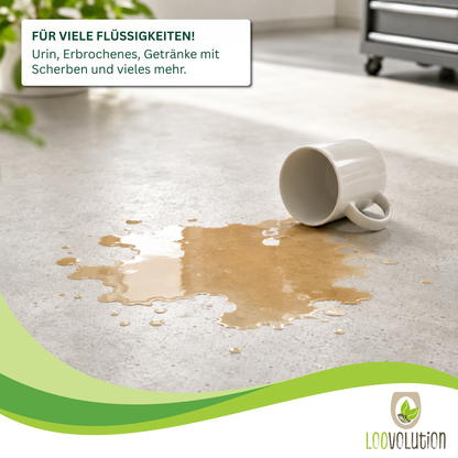 Loovolution® - Superabsorber Granulat zum aufsaugen jeglicher Flüssigkeiten