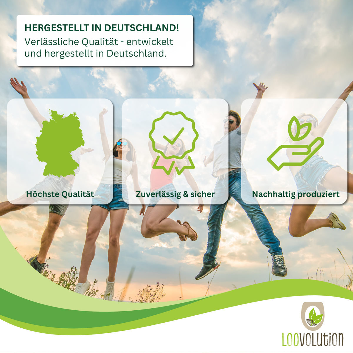 Loovolution® - Superabsorber Granulat zum aufsaugen jeglicher Flüssigkeiten