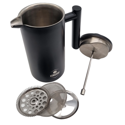 Kenucamp - French Press aus Edelstahl, Isolierend  - 800 ml