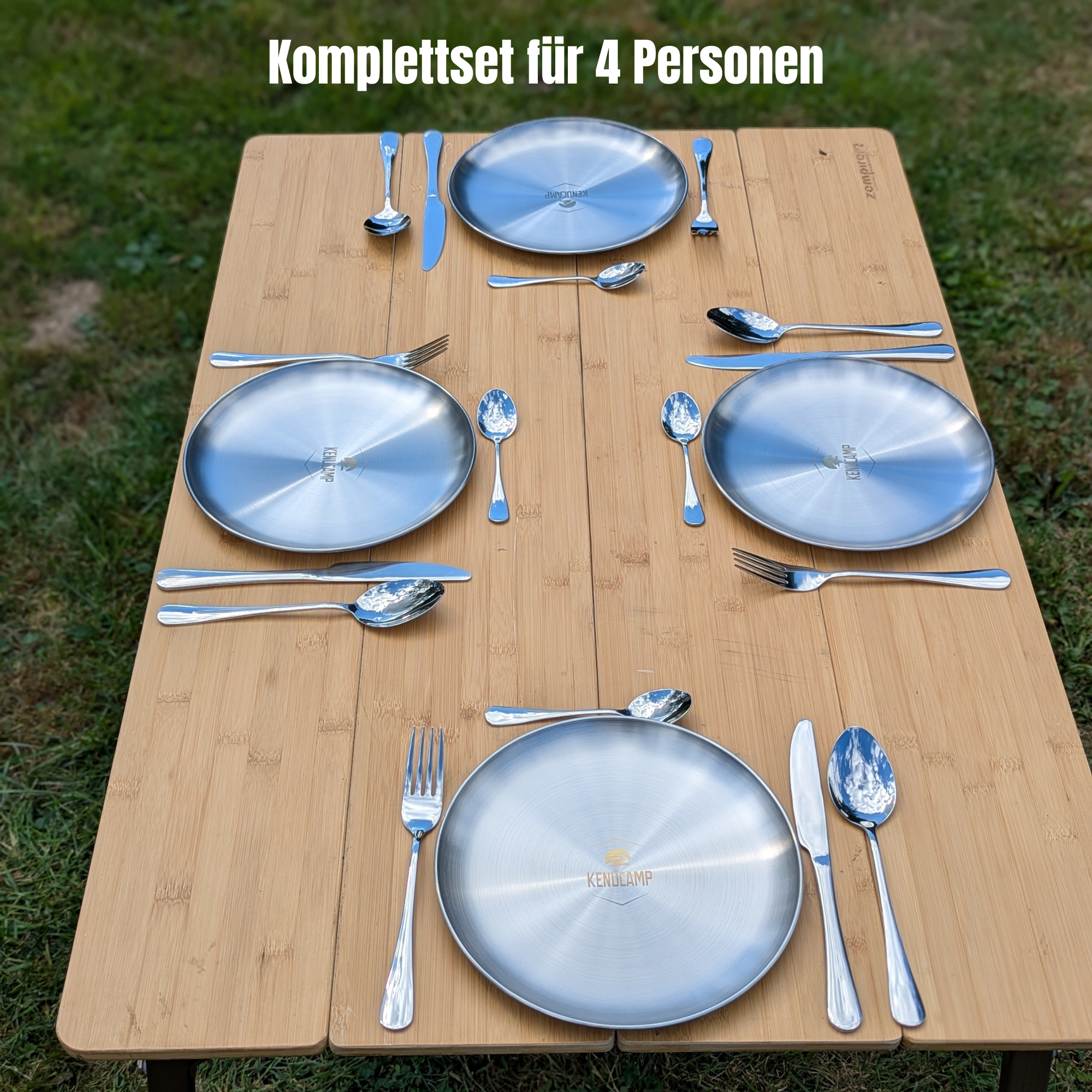 Kenucamp - Camping Besteckset 4 Personen