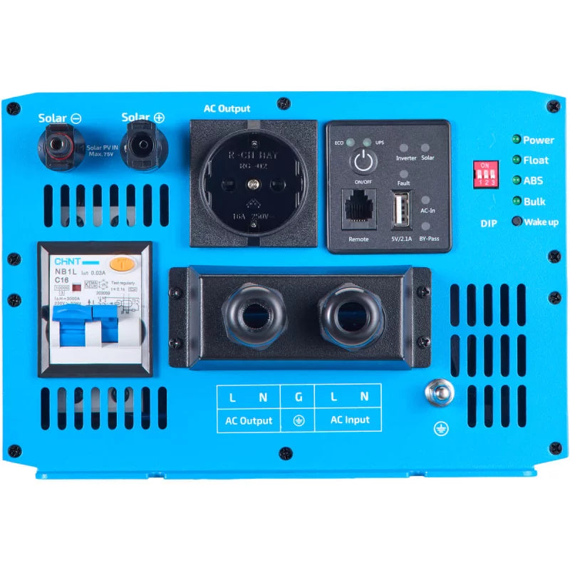ECTIVE - SSI Pro Sinus Wechselrichter NSV, Batterieladegerät & MPPT-Solarladeregler