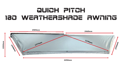 Quick Pitch - 180° Markise