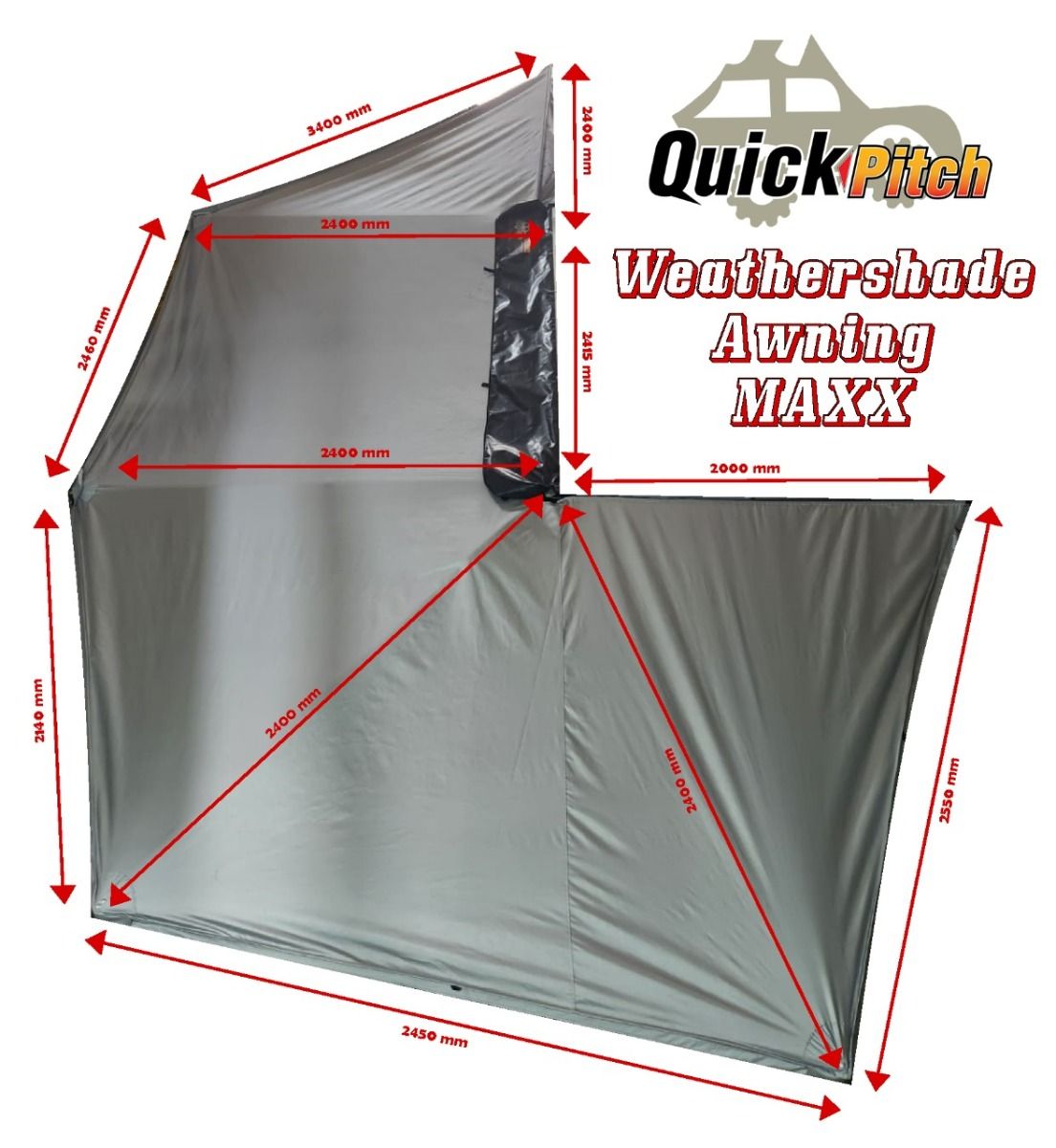 Quick Pitch - 270 Grad Markise Maxx