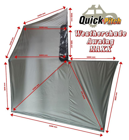 Quick Pitch - 270 Grad Markise Maxx